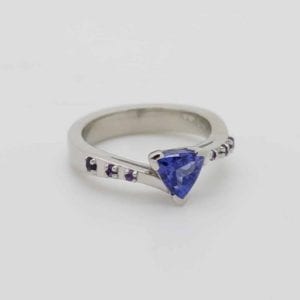 Bespoke Ladies Platinum Engagement Ring