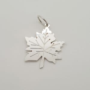 Sterling Silver Maple Leaf Pendant
