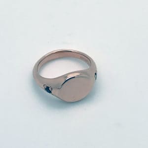 Ladies Bespoke Rose Gold Signet Ring