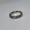 Ladies 5mm wide White Gold Diamond Set Wedding Ring